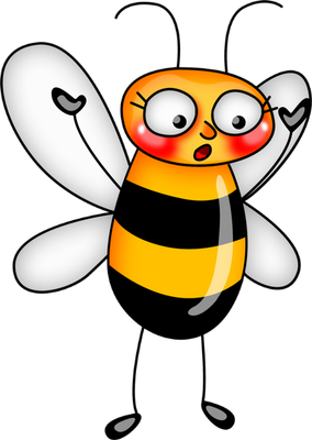 abeille - insecte - animaux - smiley émoticône émoji cartoon clipart illustration - artémotic