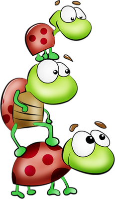 coccinelle - insecte - animaux - smiley émoticône émoji cartoon clipart illustration - artémotic