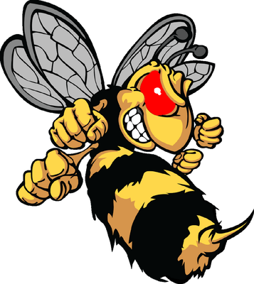 guêpe - insecte - animaux - smiley émoticône émoji cartoon clipart illustration - artémotic
