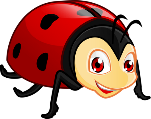 coccinelle - insecte - animaux - smiley émoticône émoji cartoon clipart illustration - artémotic