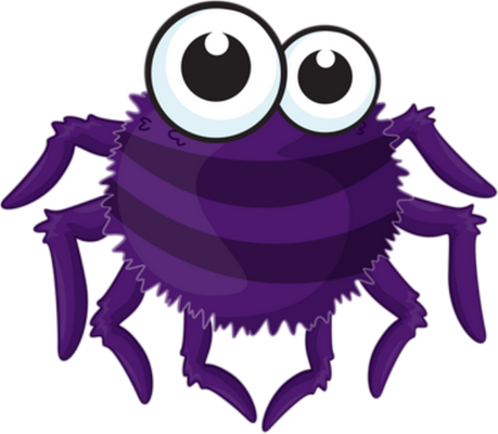 araignée - insecte - animaux - smiley émoticône émoji cartoon clipart illustration - artémotic