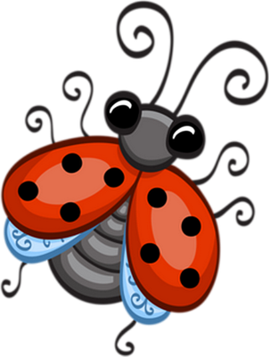 coccinelle - insecte - animaux - smiley émoticône émoji cartoon clipart illustration - artémotic