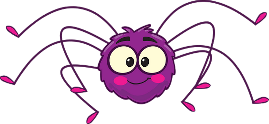 araignée - insecte - animaux - smiley émoticône émoji cartoon clipart illustration - artémotic