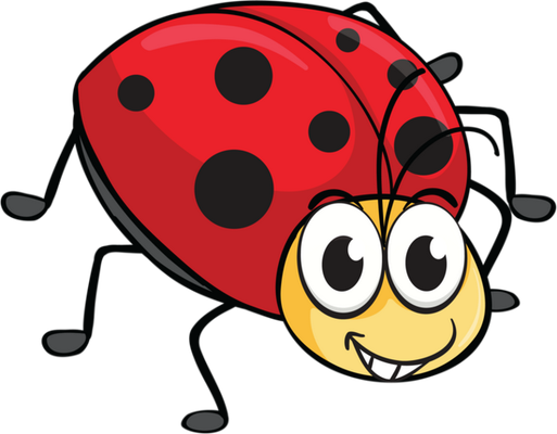 coccinelle - insecte - animaux - smiley émoticône émoji cartoon clipart illustration - artémotic