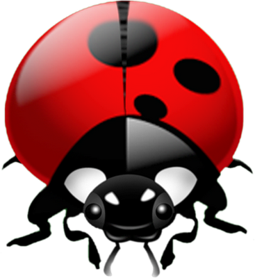 coccinelle - insecte - animaux - smiley émoticône émoji cartoon clipart illustration - artémotic