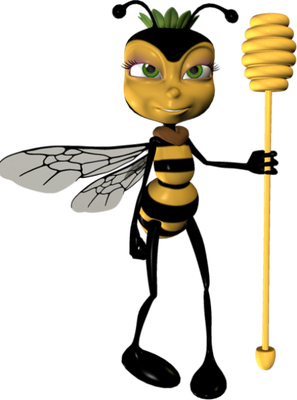 guêpe - insecte - animaux - smiley émoticône émoji cartoon clipart illustration - artémotic