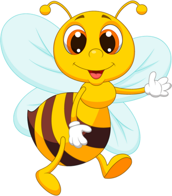 abeille - insecte - animaux - smiley émoticône émoji cartoon clipart illustration - artémotic
