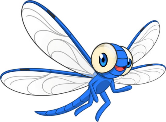 libellule - insecte - animaux - smiley émoticône émoji cartoon clipart illustration - artémotic