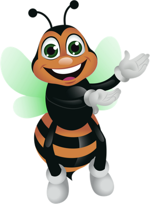 abeille - insecte - animaux - smiley émoticône émoji cartoon clipart illustration - artémotic
