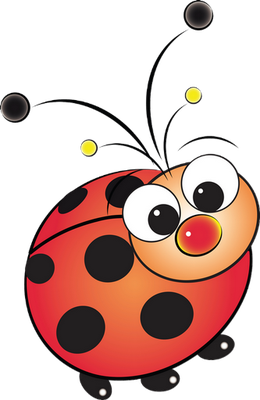 coccinelle - insecte - animaux - smiley émoticône émoji cartoon clipart illustration - artémotic