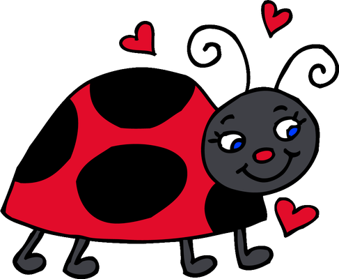 coccinelle - insecte - animaux - smiley émoticône émoji cartoon clipart illustration - artémotic