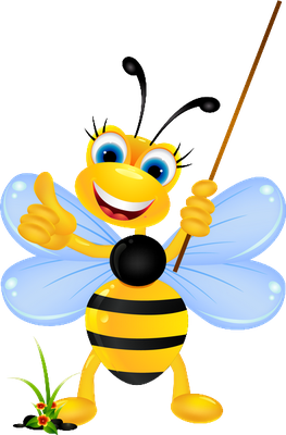 abeille - insecte - animaux - smiley émoticône émoji cartoon clipart illustration - artémotic