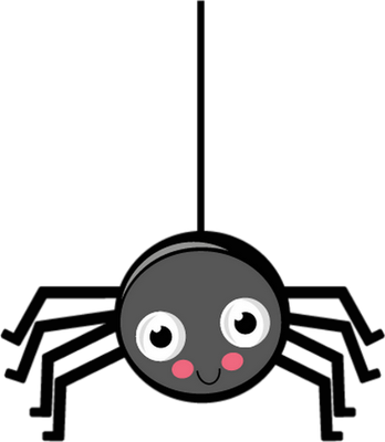 araignée - insecte - animaux - smiley émoticône émoji cartoon clipart illustration - artémotic