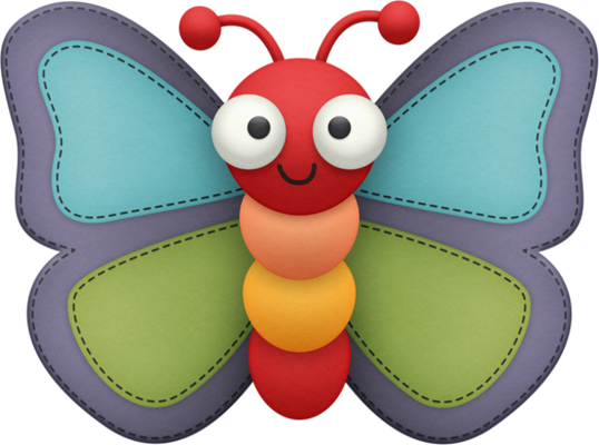 papillon - insecte - animaux - smiley émoticône émoji cartoon clipart illustration - artémotic