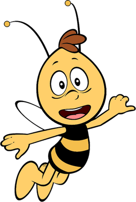 abeille - insecte - animaux - smiley émoticône émoji cartoon clipart illustration - artémotic