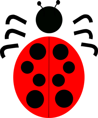 coccinelle - insecte - animaux - smiley émoticône émoji cartoon clipart illustration - artémotic