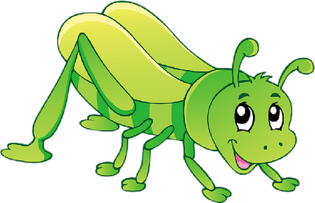 sauterelle - insecte - animaux - smiley émoticône émoji cartoon clipart illustration - artémotic