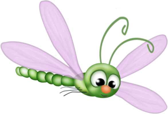 libellule - insecte - animaux - smiley émoticône émoji cartoon clipart illustration - artémotic