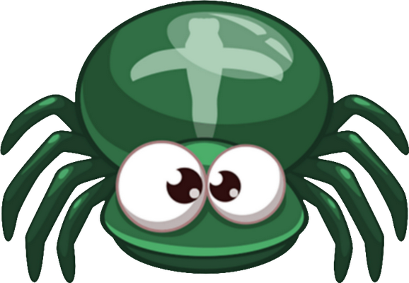 araignée - insecte - animaux - smiley émoticône émoji cartoon clipart illustration - artémotic