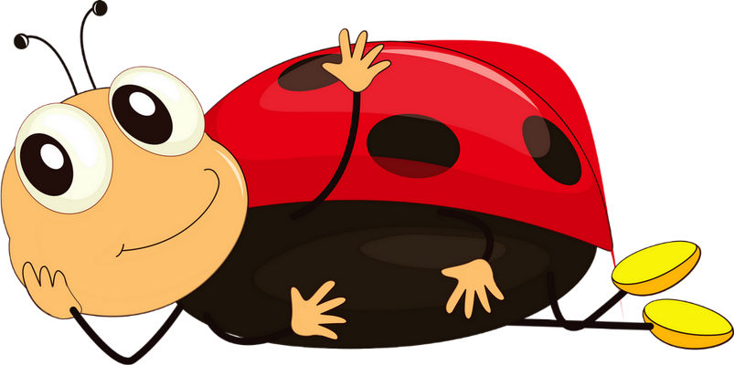 coccinelle - insecte - animaux - smiley émoticône émoji cartoon clipart illustration - artémotic