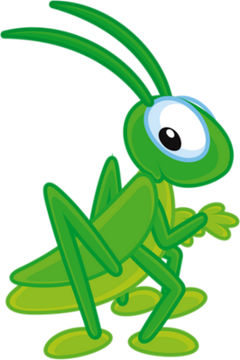 sauterelle - insecte - animaux - smiley émoticône émoji cartoon clipart illustration - artémotic