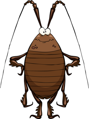 cafard - insecte - animaux - smiley émoticône émoji cartoon clipart illustration - artémotic
