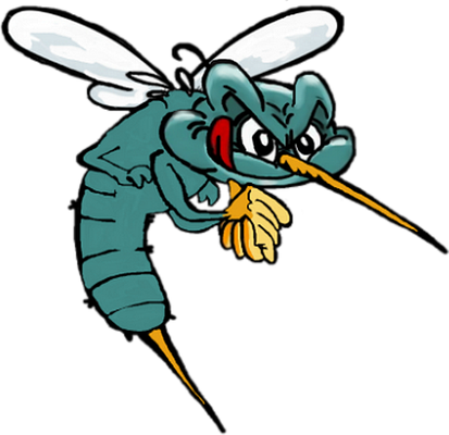 moustique - insecte - animaux - smiley émoticône émoji cartoon clipart illustration - artémotic