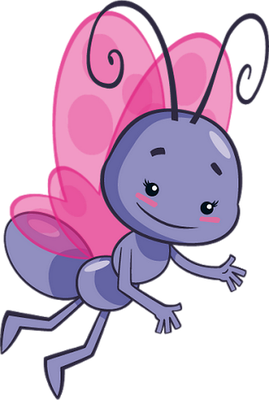 papillon - insecte - animaux - smiley émoticône émoji cartoon clipart illustration - artémotic