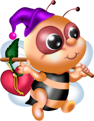 abeille - insecte - animaux - smiley émoticône émoji cartoon clipart illustration - artémotic