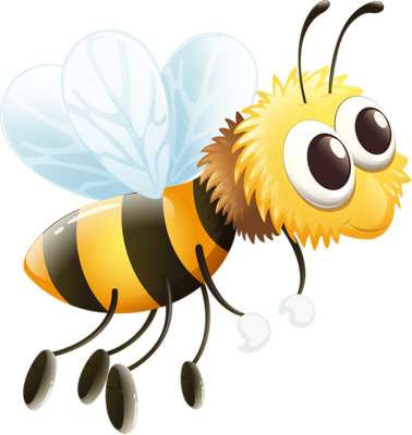 abeille - insecte - animaux - smiley émoticône émoji cartoon clipart illustration - artémotic