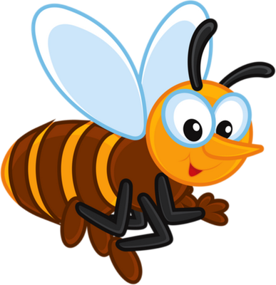 abeille - insecte - animaux - smiley émoticône émoji cartoon clipart illustration - artémotic