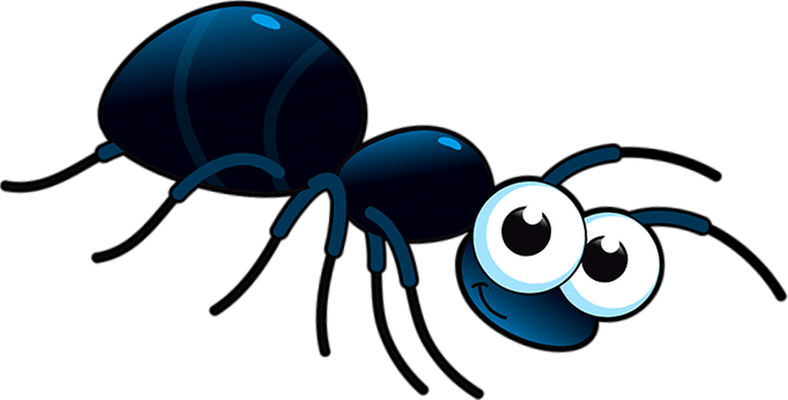 fourmi - insecte - animaux - smiley émoticône émoji cartoon clipart illustration - artémotic