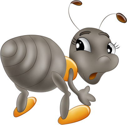 fourmi - insecte - animaux - smiley émoticône émoji cartoon clipart illustration - artémotic