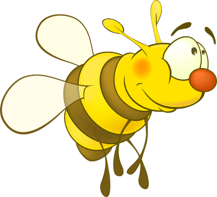 abeille - insecte - animaux - smiley émoticône émoji cartoon clipart illustration - artémotic