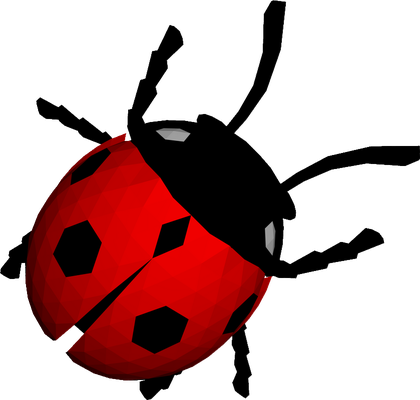 coccinelle - insecte - animaux - smiley émoticône émoji cartoon clipart illustration - artémotic