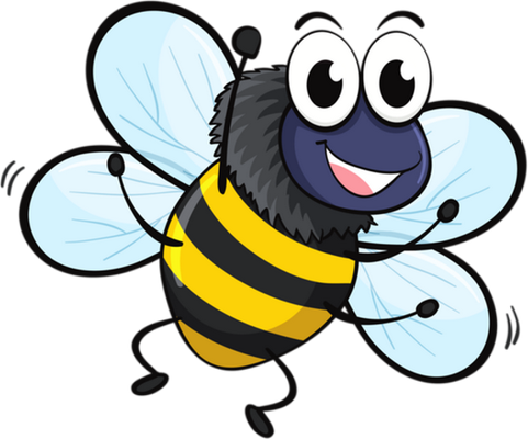 abeille - insecte - animaux - smiley émoticône émoji cartoon clipart illustration - artémotic