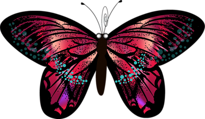 papillon - insecte - animaux - smiley émoticône émoji cartoon clipart illustration - artémotic