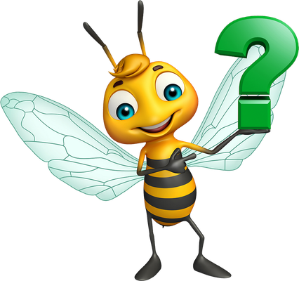 abeille - insecte - animaux - smiley émoticône émoji cartoon clipart illustration - artémotic