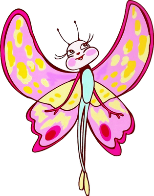 papillon - insecte - animaux - smiley émoticône émoji cartoon clipart illustration - artémotic
