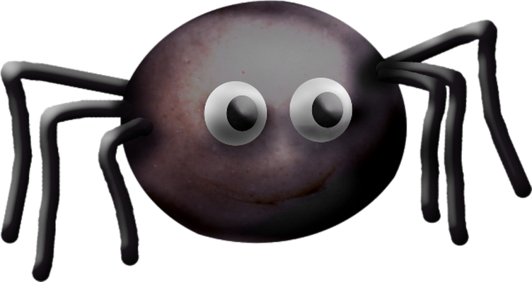 araignée - insecte - animaux - smiley émoticône émoji cartoon clipart illustration - artémotic