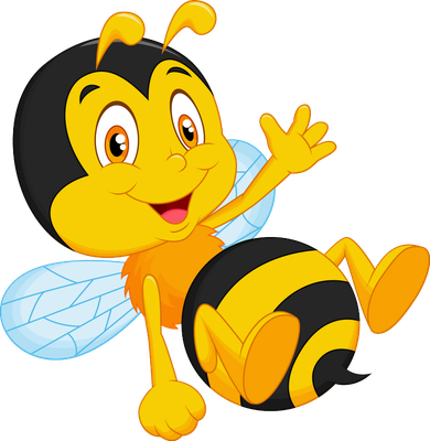 abeille - insecte - animaux - smiley émoticône émoji cartoon clipart illustration - artémotic