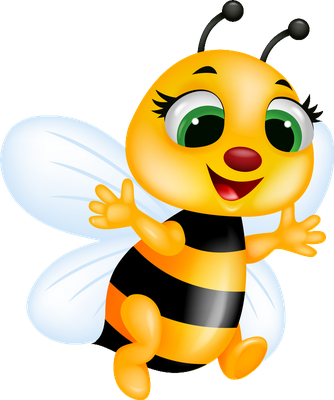 abeille - insecte - animaux - smiley émoticône émoji cartoon clipart illustration - artémotic