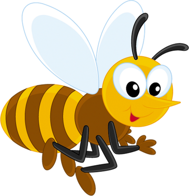 abeille - insecte - animaux - smiley émoticône émoji cartoon clipart illustration - artémotic