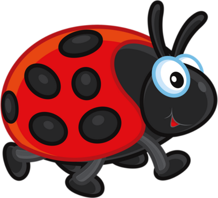 coccinelle - insecte - animaux - smiley émoticône émoji cartoon clipart illustration - artémotic