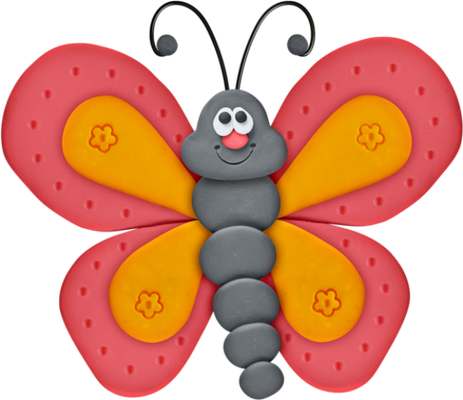 papillon - insecte - animaux - smiley émoticône émoji cartoon clipart illustration - artémotic