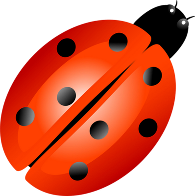 coccinelle - insecte - animaux - smiley émoticône émoji cartoon clipart illustration - artémotic