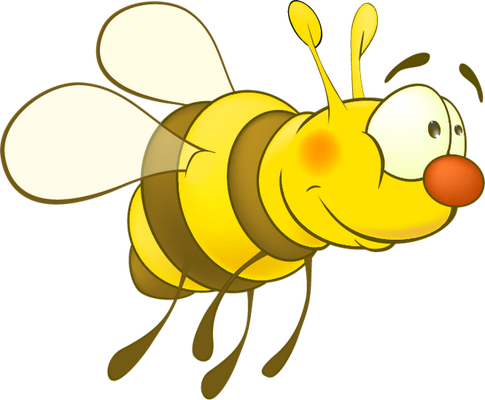 abeille - insecte - animaux - smiley émoticône émoji cartoon clipart illustration - artémotic