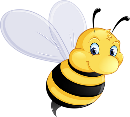 abeille - insecte - animaux - smiley émoticône émoji cartoon clipart illustration - artémotic