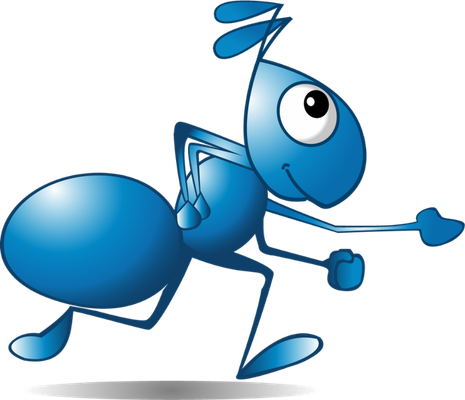 fourmi - insecte - animaux - smiley émoticône émoji cartoon clipart illustration - artémotic