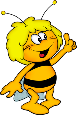 abeille - insecte - animaux - smiley émoticône émoji cartoon clipart illustration - artémotic